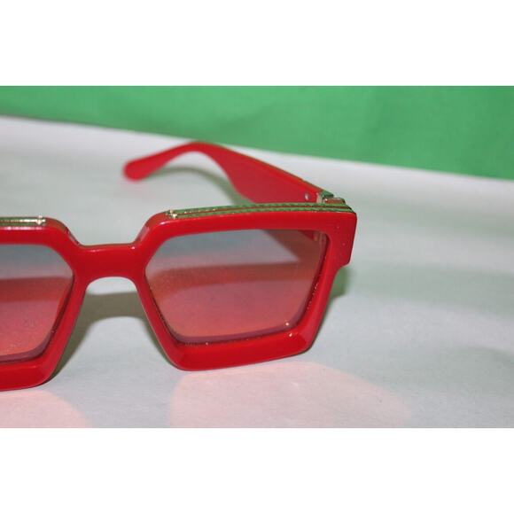 Louis Vuitton Millionaire Red Frame Men's Sunglasses Z1165W - Picture 4 of 16